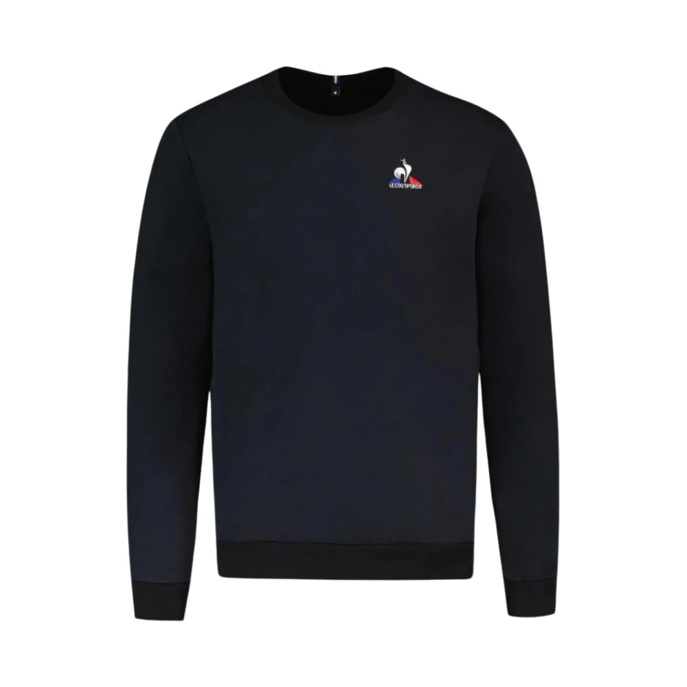 Le Coq Sportif Uomo Nero - Felpa Classica Crew - Sweatshirts & Hoodies - S