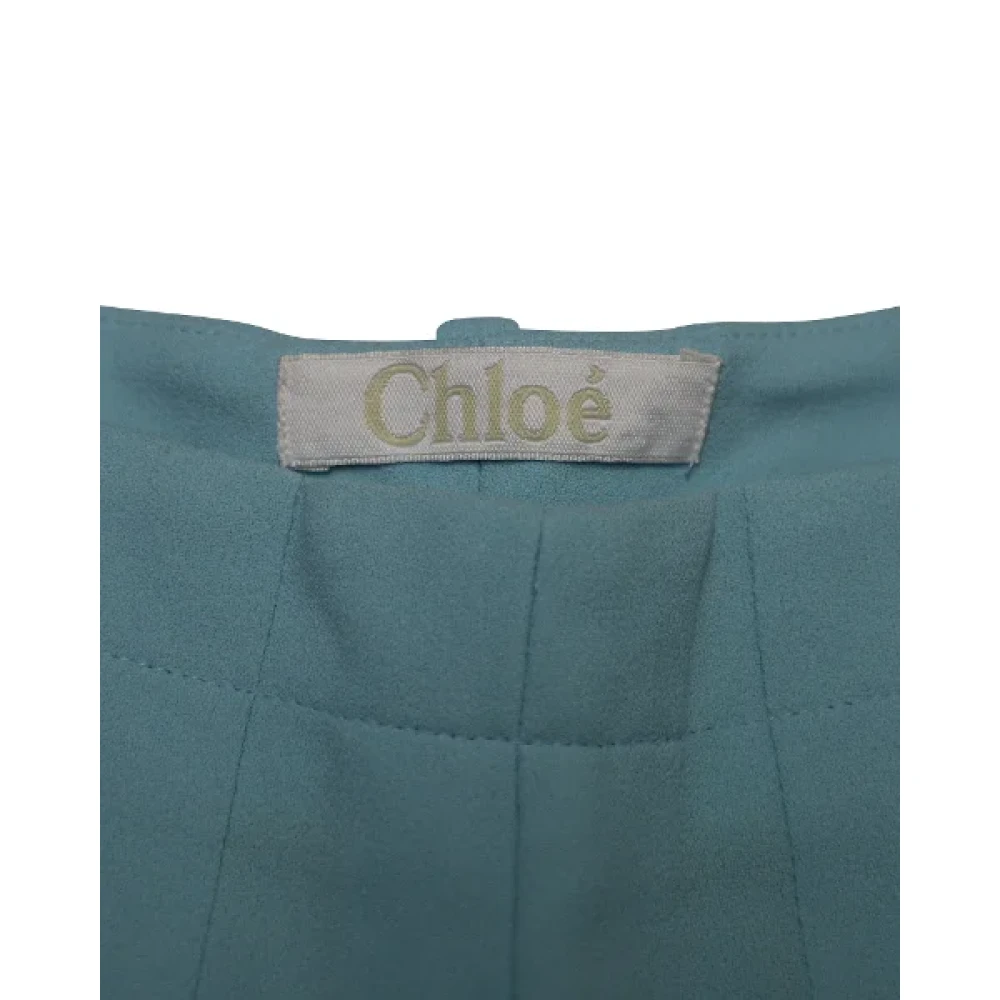 Chloé Pre-owned Acetate bottoms Blue Dames