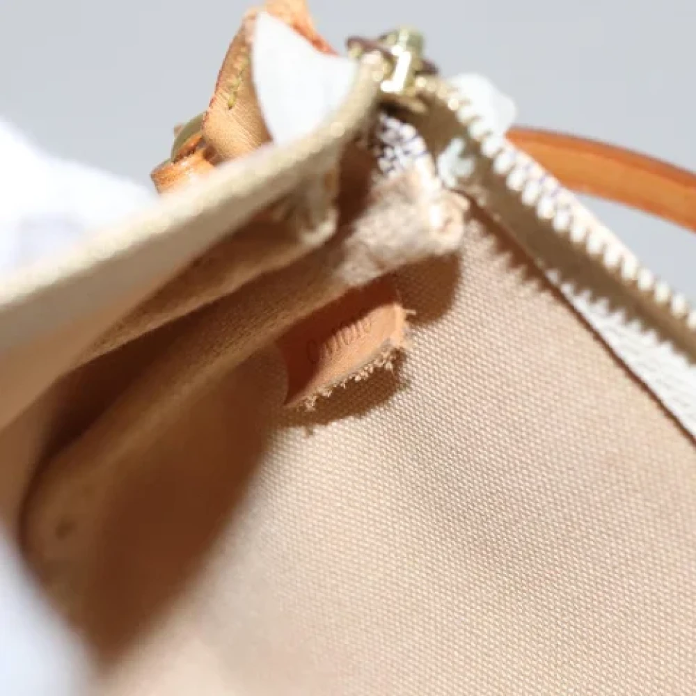 Louis Vuitton Vintage Pre-owned Canvas pouches Beige Dames