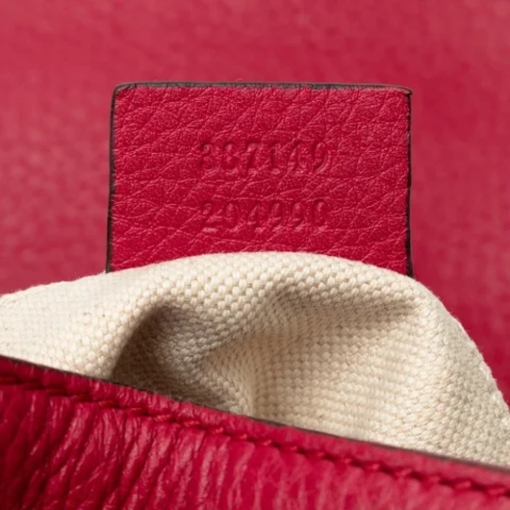 Gucci Vintage Pre-owned Fabric gucci-bags Red Dames