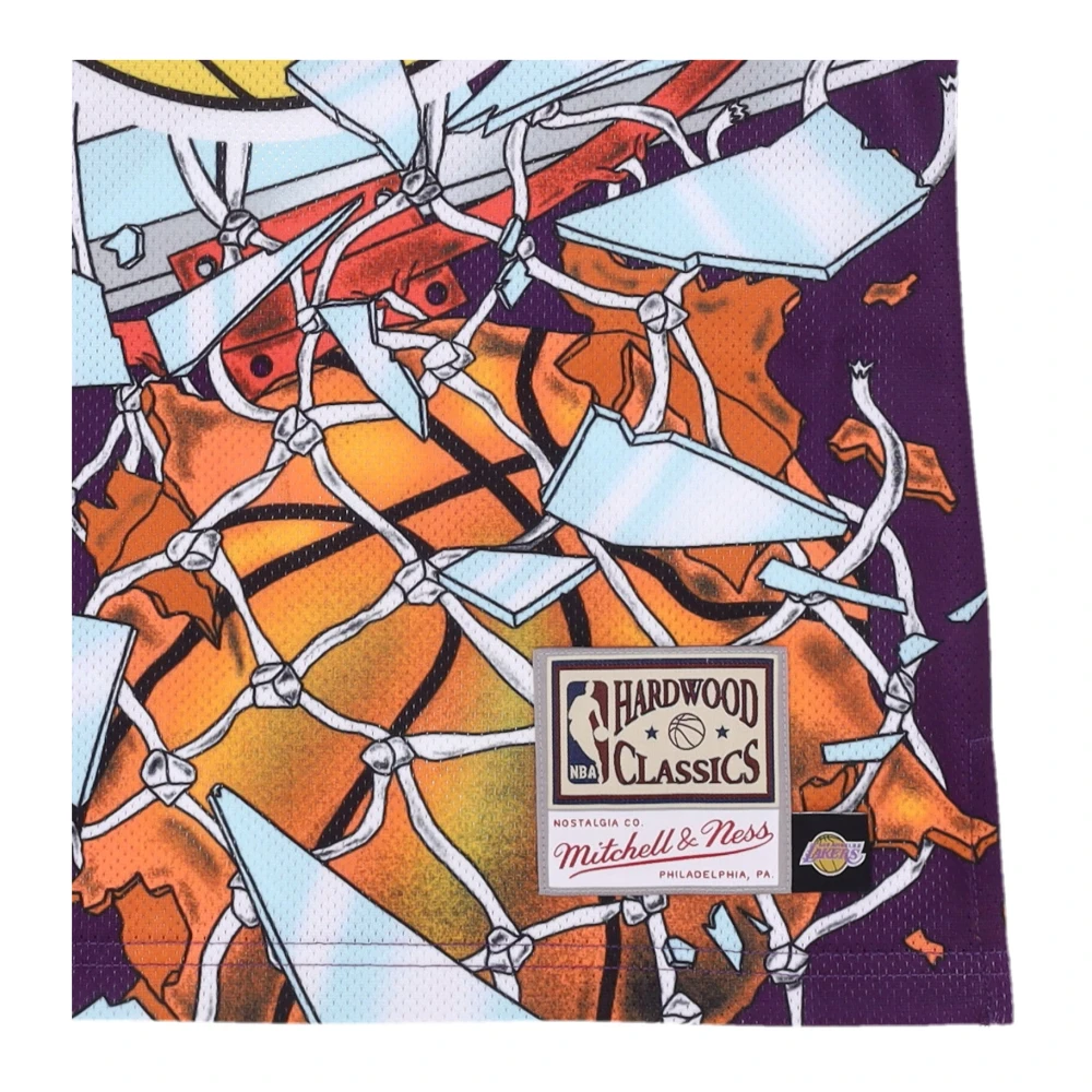 Mitchell & Ness NBA Basketbal Tanktop Paars Multicolor Heren