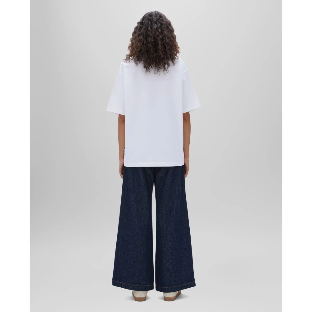 Aspesi Casual Katoenen T-shirt White Dames