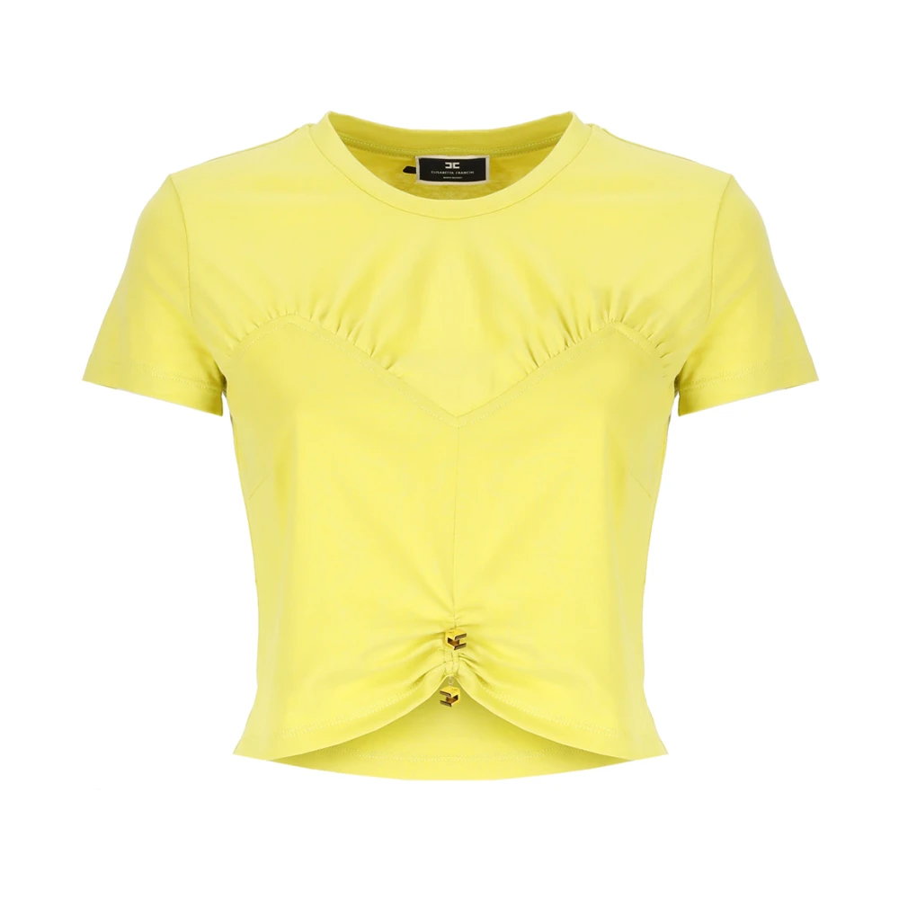 Elisabetta Franchi T-Shirts Yellow Dames