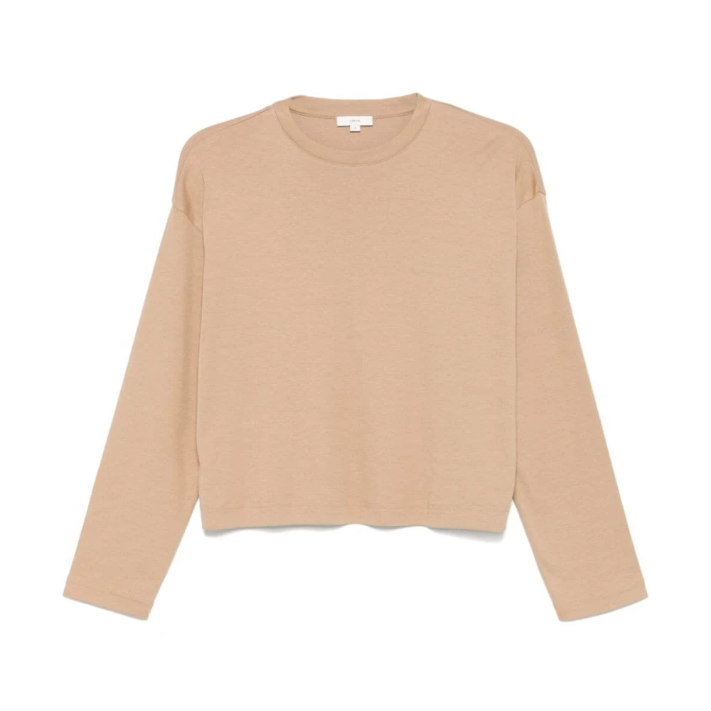 Vince Relaxed Top voor Vrouwen Beige Dames
