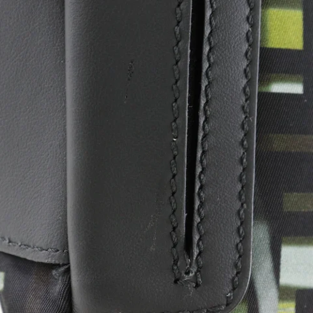 Fendi Vintage Pre-owned Canvas shoulder-bags Black Dames