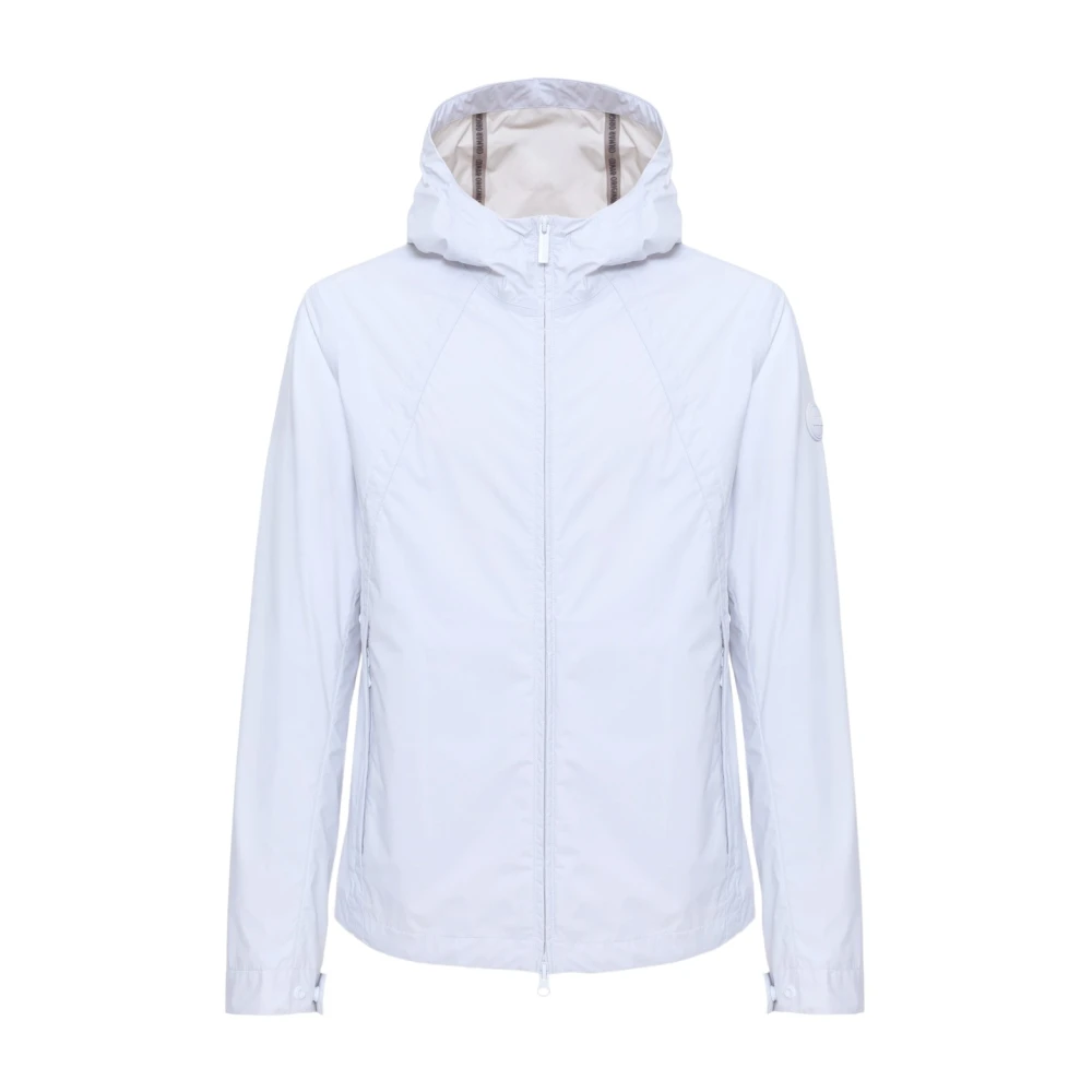 Colmar Men's White Light Jackets, L, Waterproof Hooded Jacket