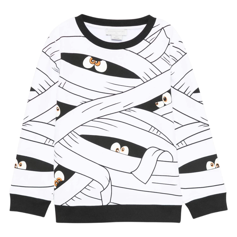Stella Mccartney Men's White Mummy Aop Sweatshirt