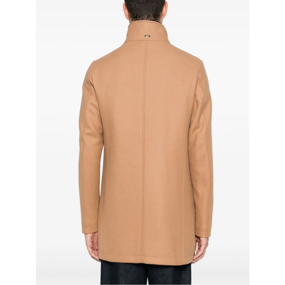 Herno Klassieke Camel Jas Brown Heren