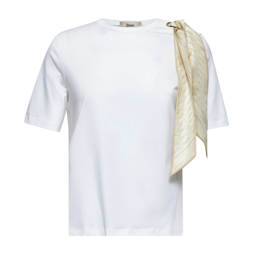 Herno - Tops > T-Shirts - White - Herno - Modalova
