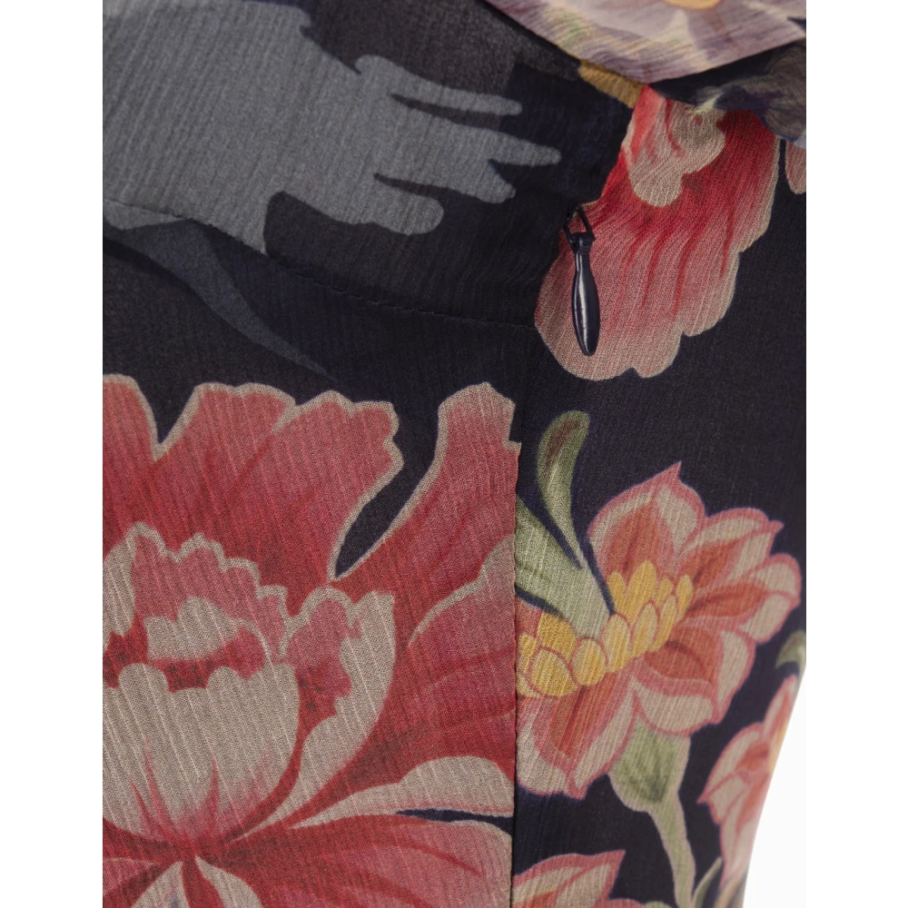 ETRO Bloemenprint Maxi Jurk Multicolor Dames