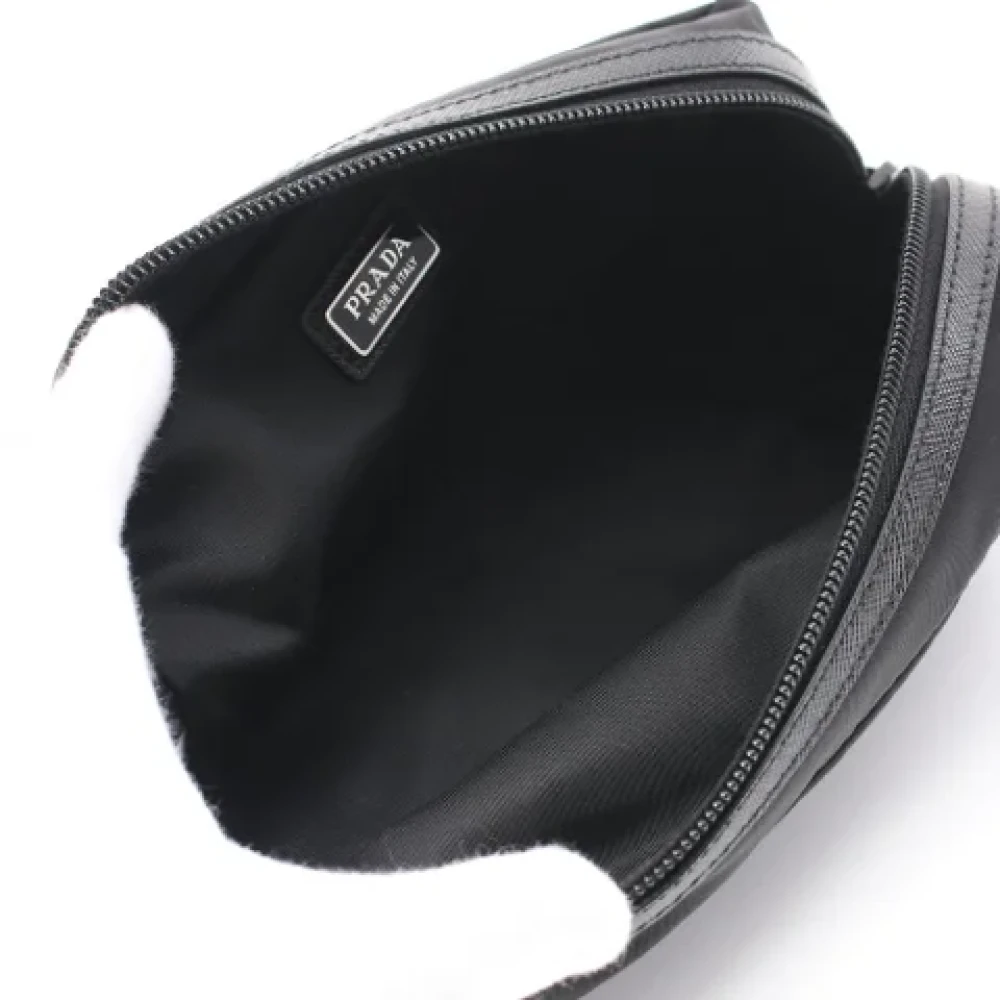 Prada Vintage Pre-owned Nylon prada-bags Black Dames