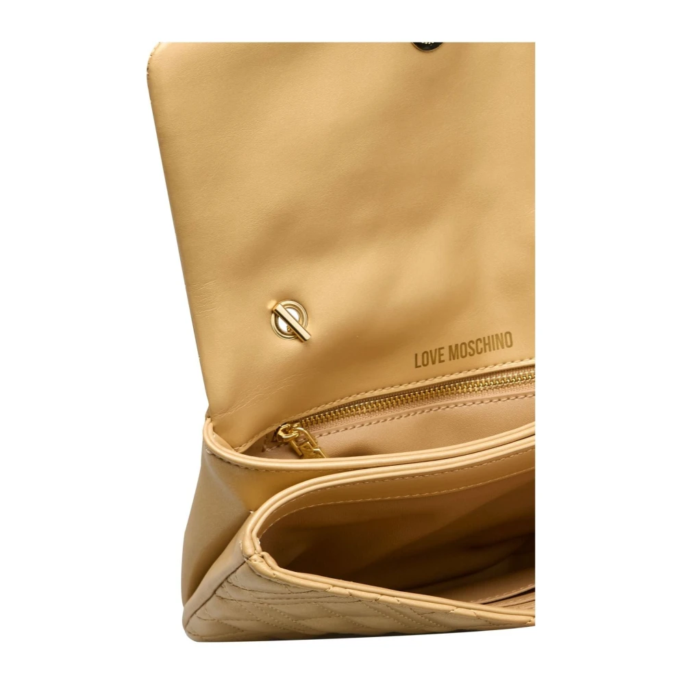 Love Moschino Schoudertas met magnetische sluiting Yellow Dames
