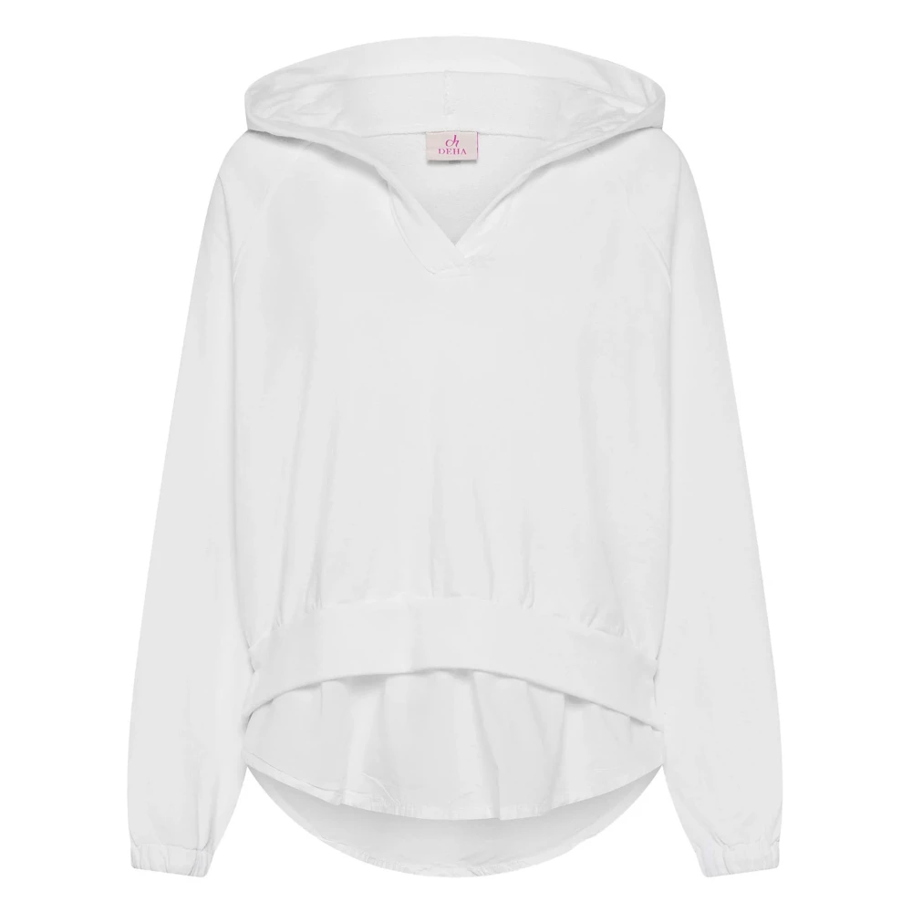 Deha White Classic W - Female - Hoodies - Xs - Sweatshirts & Hoodies