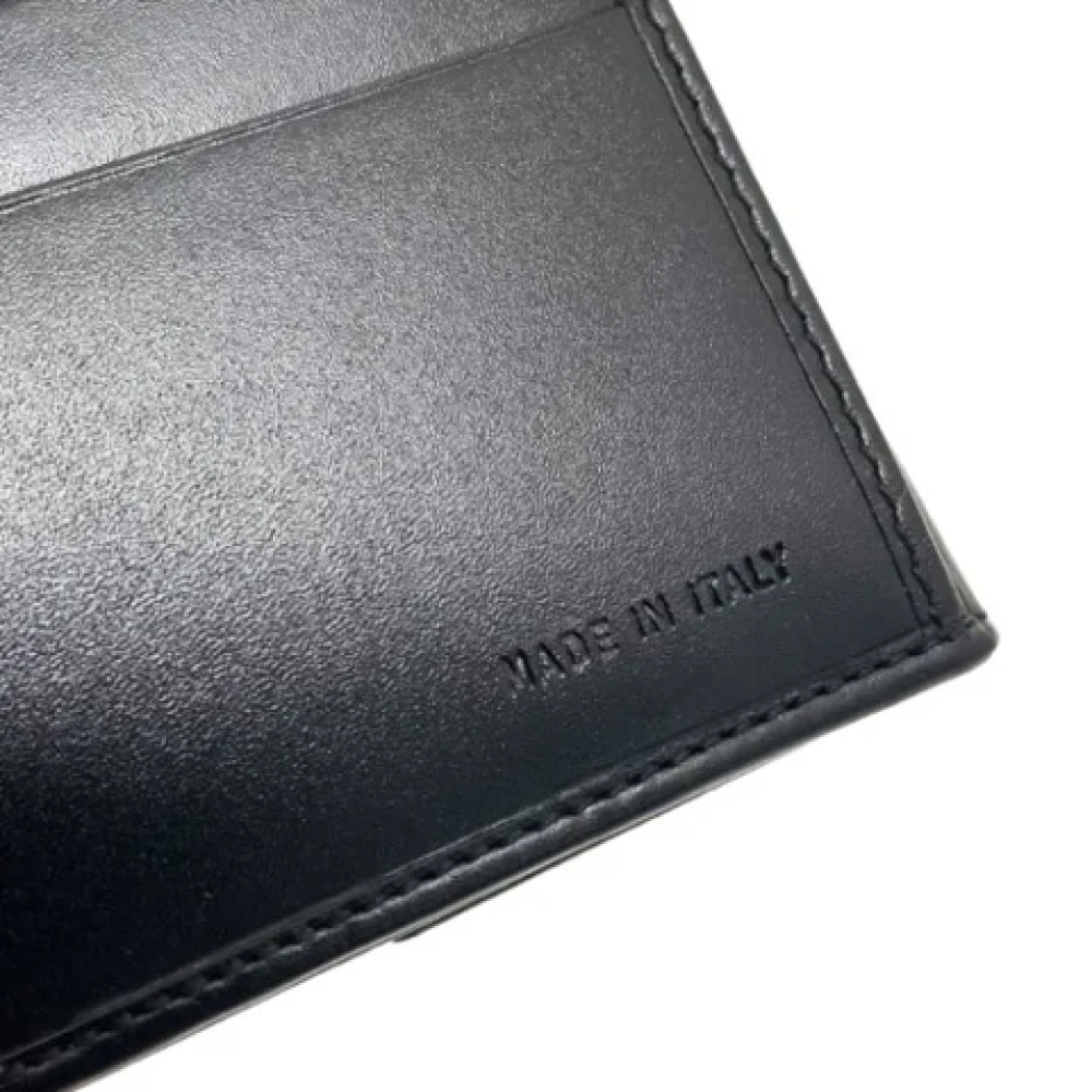Prada Vintage Pre-owned Leather wallets Black Dames