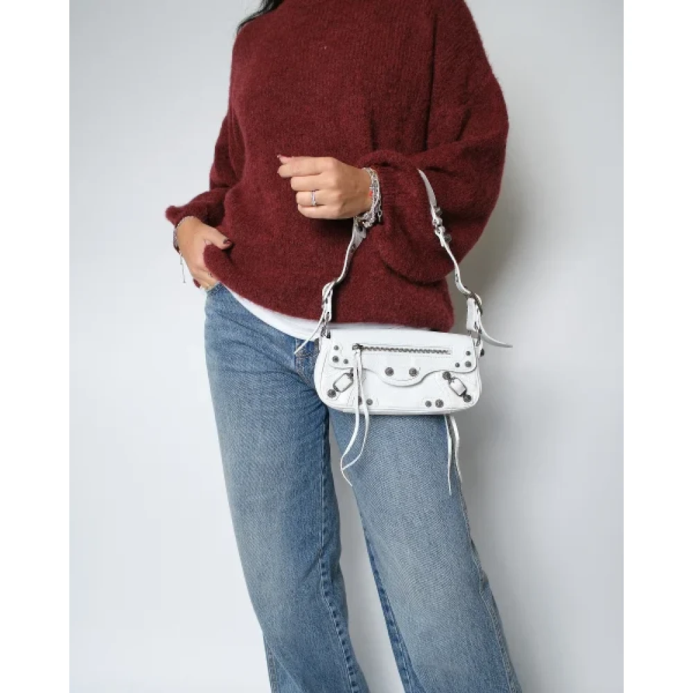 Balenciaga Vintage Pre-owned Leather handbags White Dames