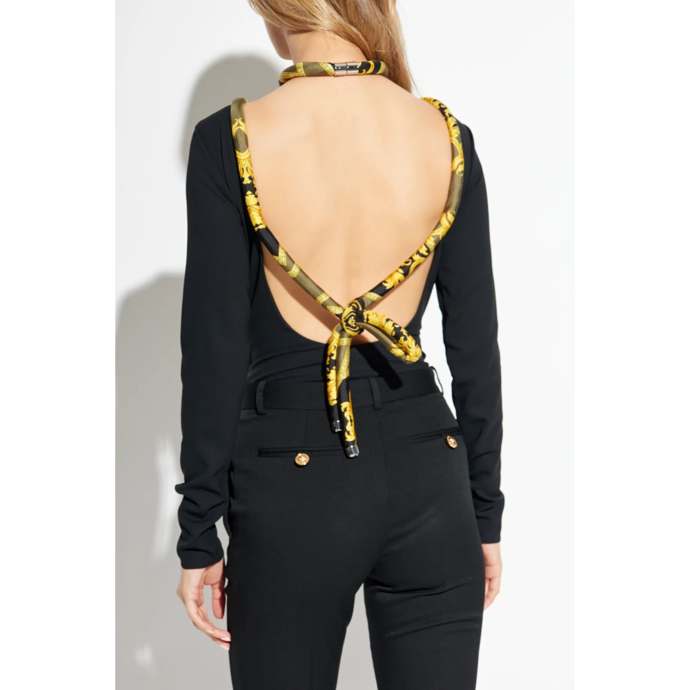 Versace Body met een uitsnede Black Dames