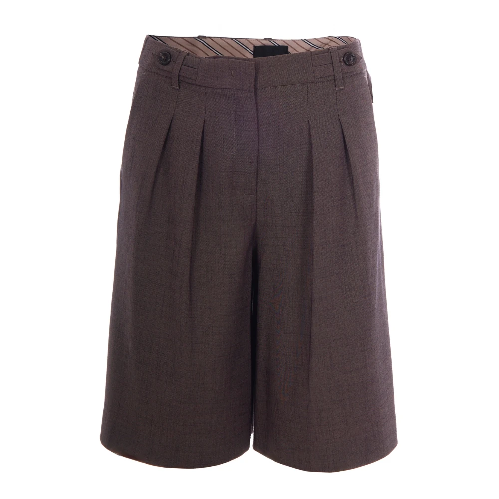 Liu Jo Mujer Pantalones Cortos De Tejido Mélange