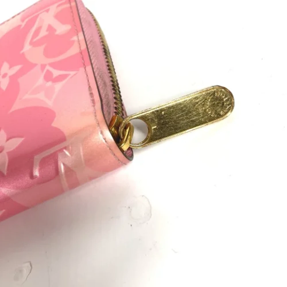 Louis Vuitton Vintage Pre-owned Leather wallets Pink Dames