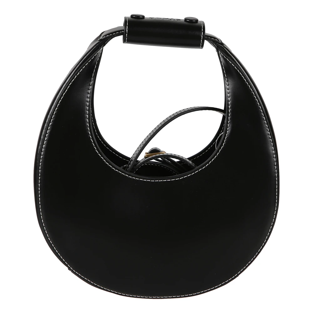Staud Black Handbags, Female, One Size, Mini Moon Bag