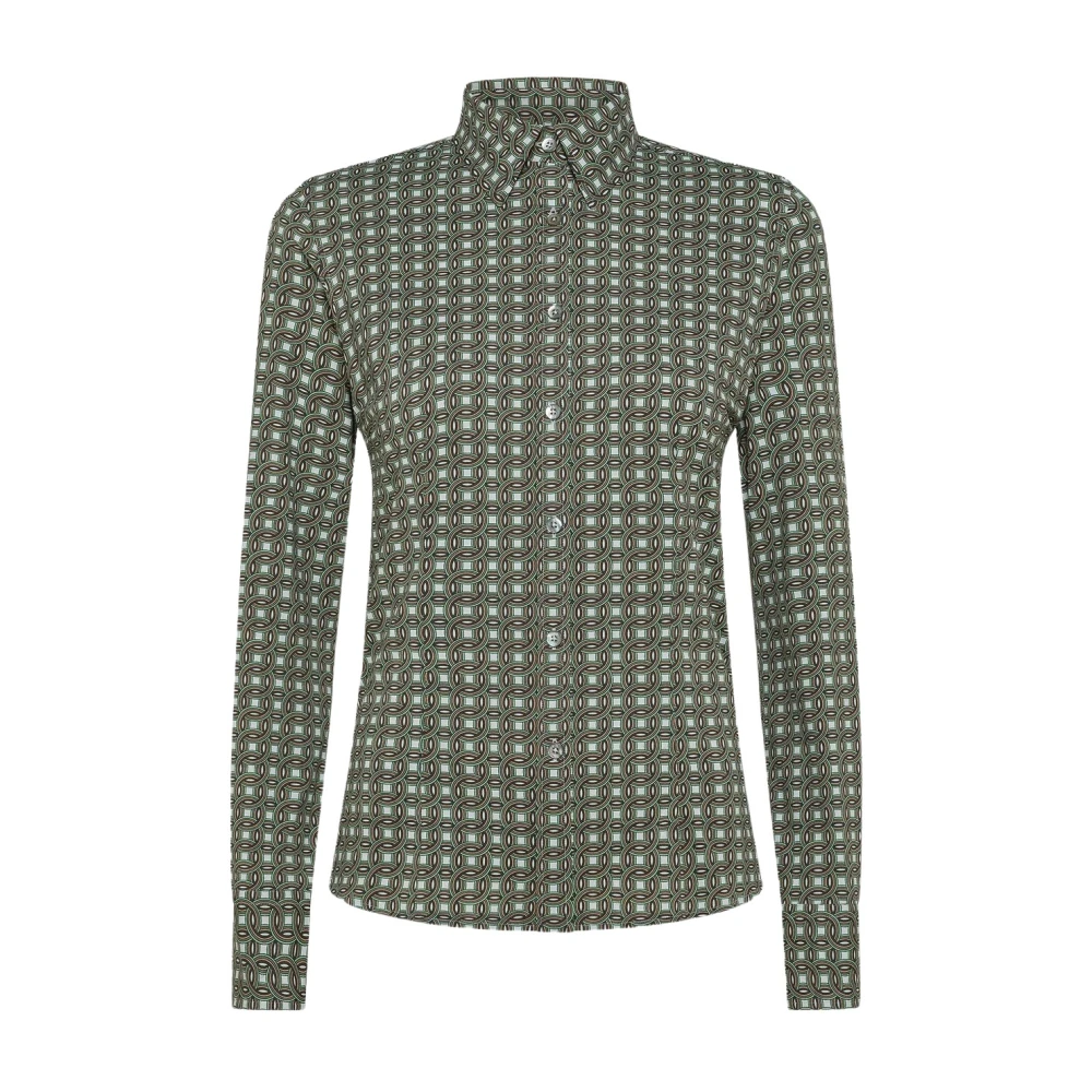 RRD Tailored Oxford Shirt Green Dames