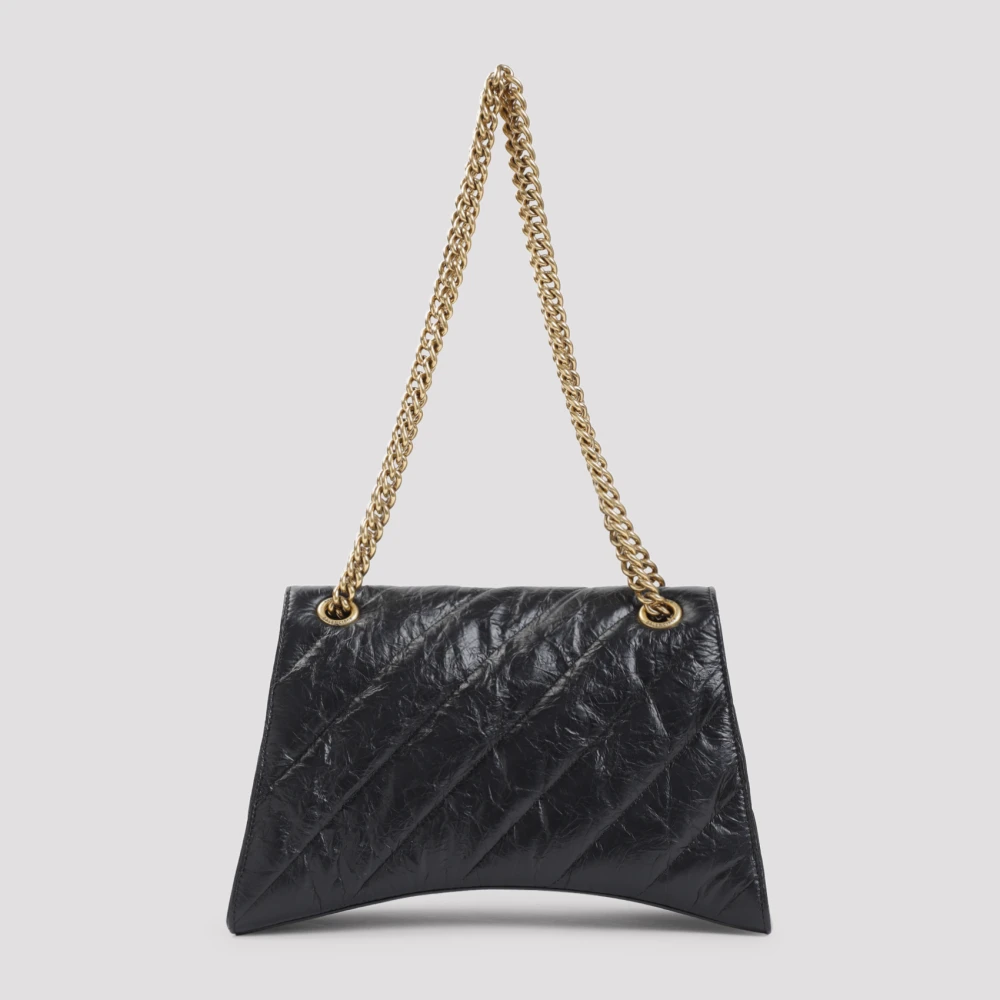Balenciaga Zwarte Crush Chain Tas Black Dames