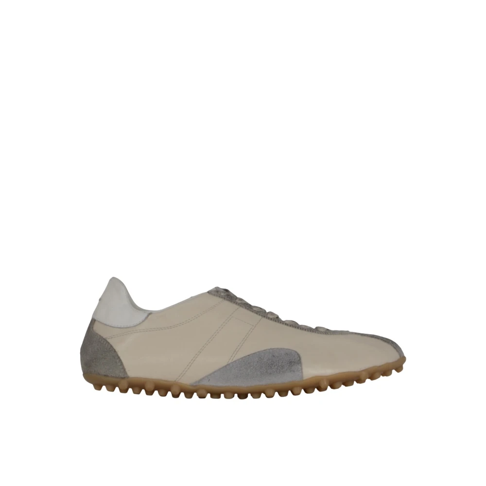 Maison Margiela Men's Beige Sneakers, 6 Uk, Spinter Low Top