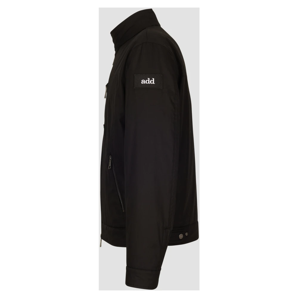 add Bomber IN Katoen Twill Hydro Black Heren