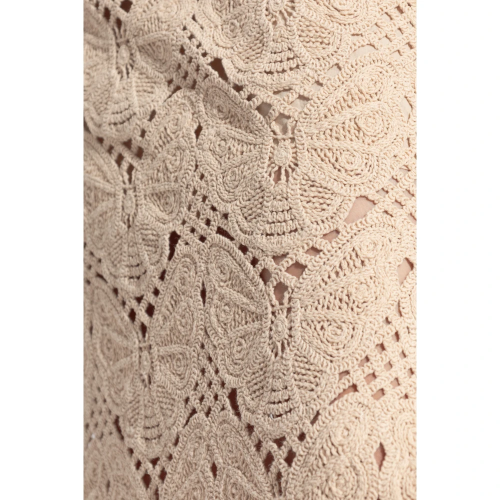 By Malene Birger Gehaakte rok Cantala By Herenne Birger Beige Dames