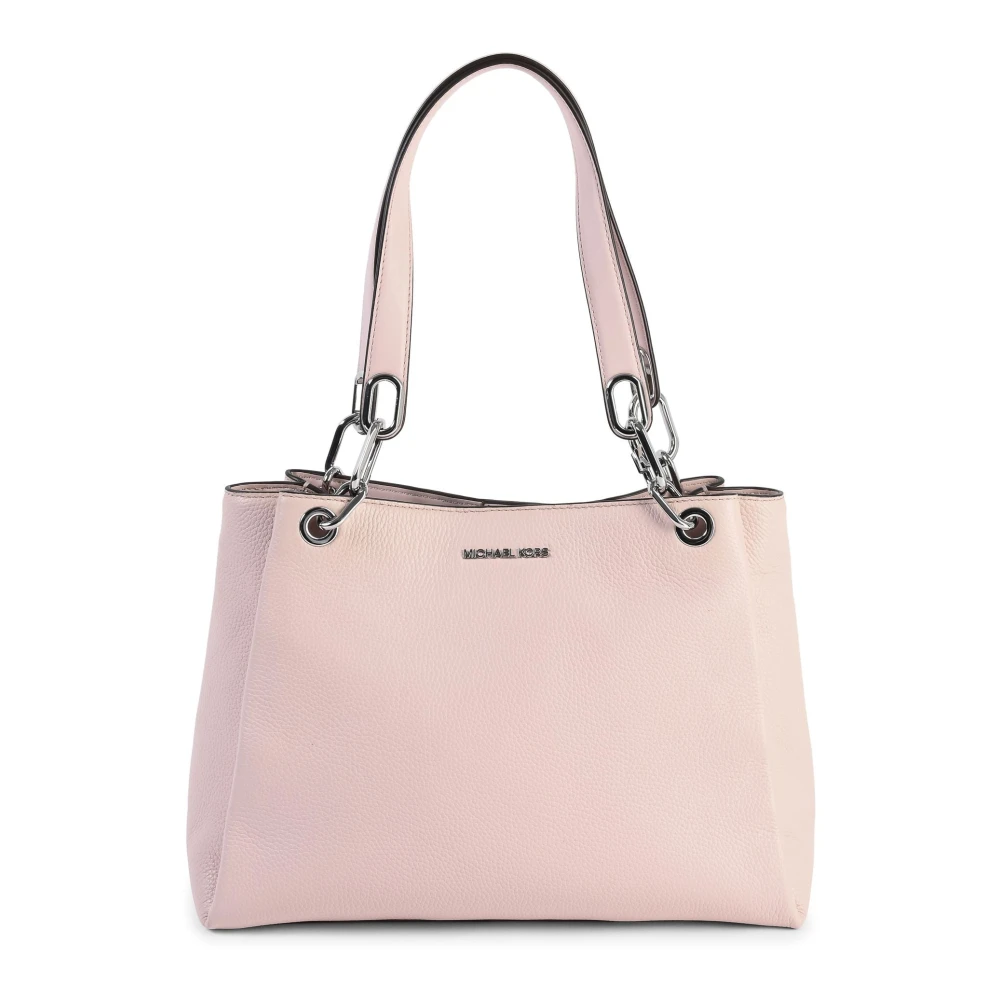 Michael Kors Grote Schoudertas met Drie Vakken Pink Dames