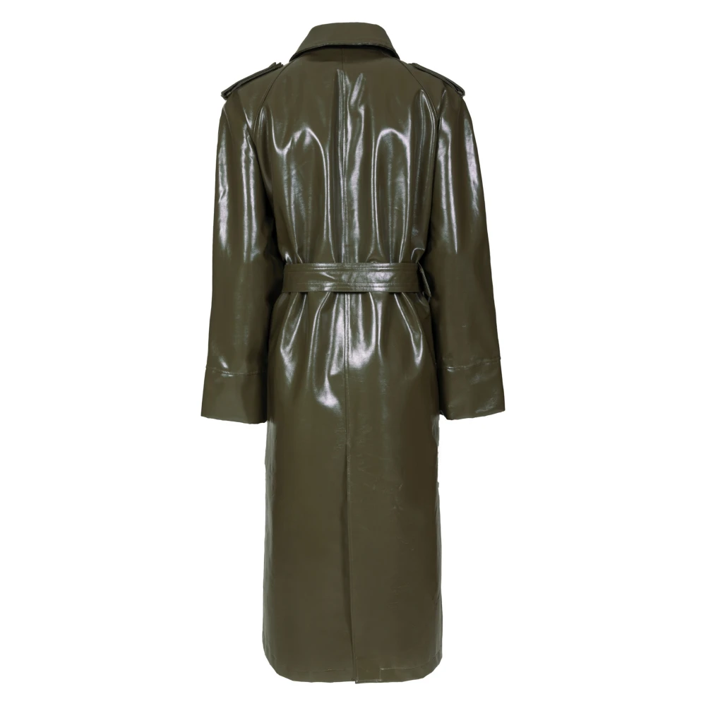 MVP wardrobe Montenapoleone Trench Coat Green Dames