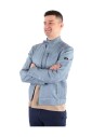 veste-en-cuir-bleu-elegante