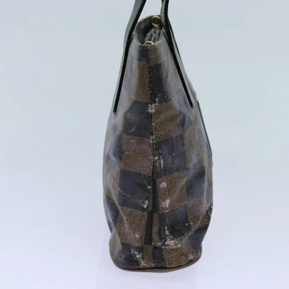 Fendi Vintage Pre-owned Canvas handbags Brown Dames