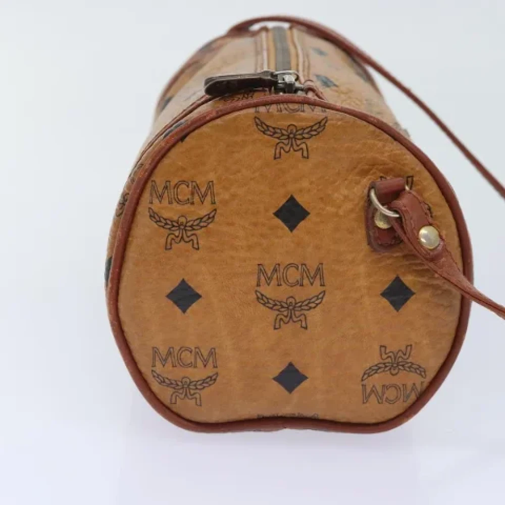MCM Pre-owned Leather shoulder-bags Brown Dames