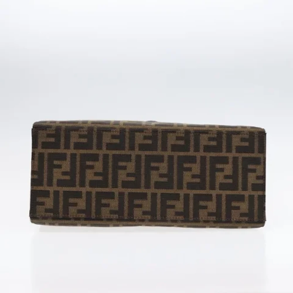Fendi Vintage Pre-owned Canvas fendi-bags Brown Dames