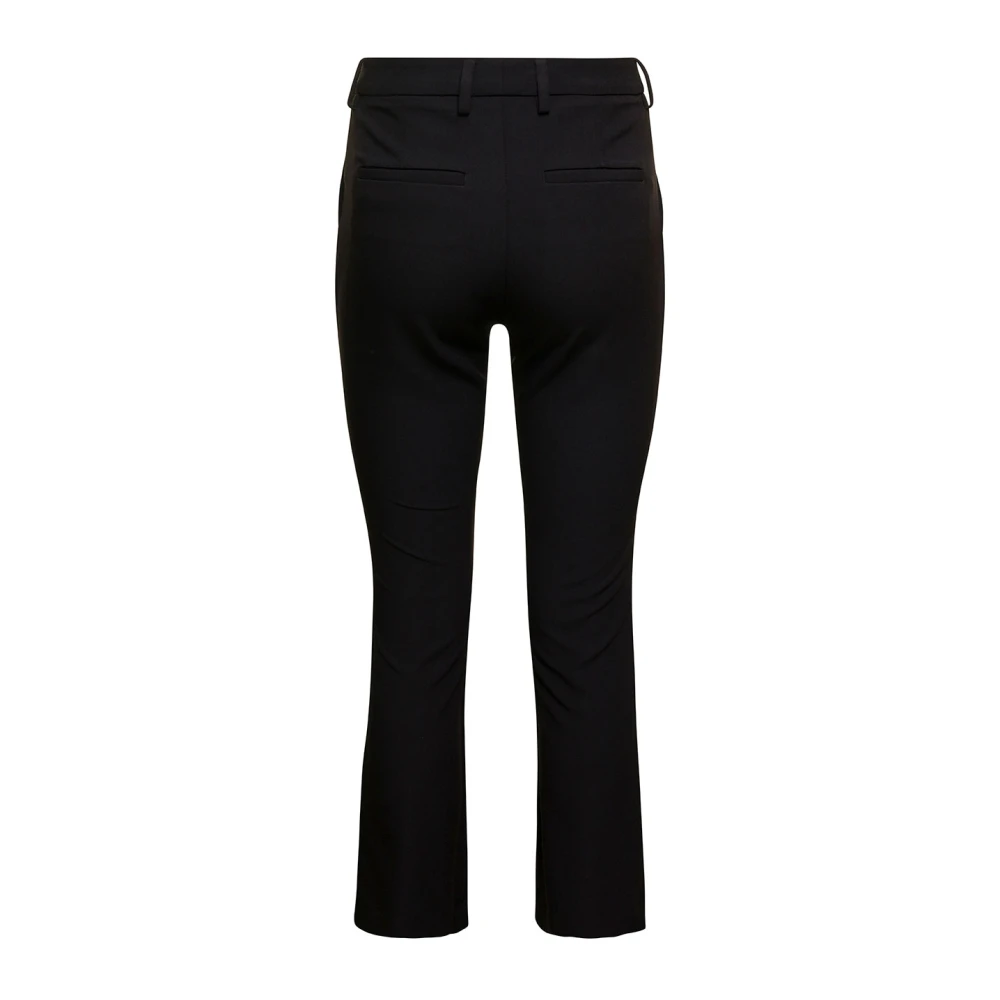 PT Torino Zwarte Mini Flare Broek Black Dames