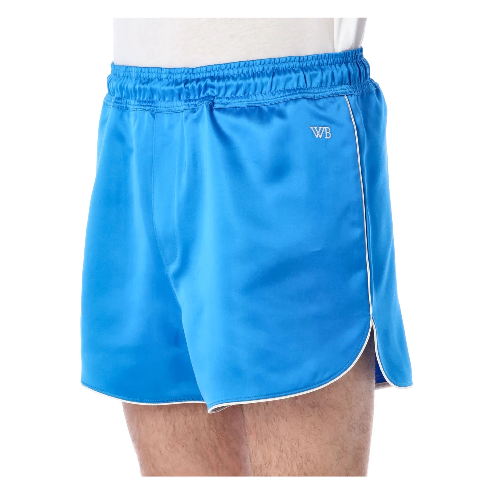 Wales Bonner Shorts Blue Heren