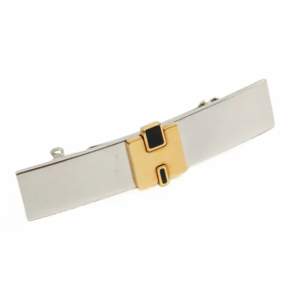 Hermès Vintage Pre-owned Plastic hair-accessories Beige Dames