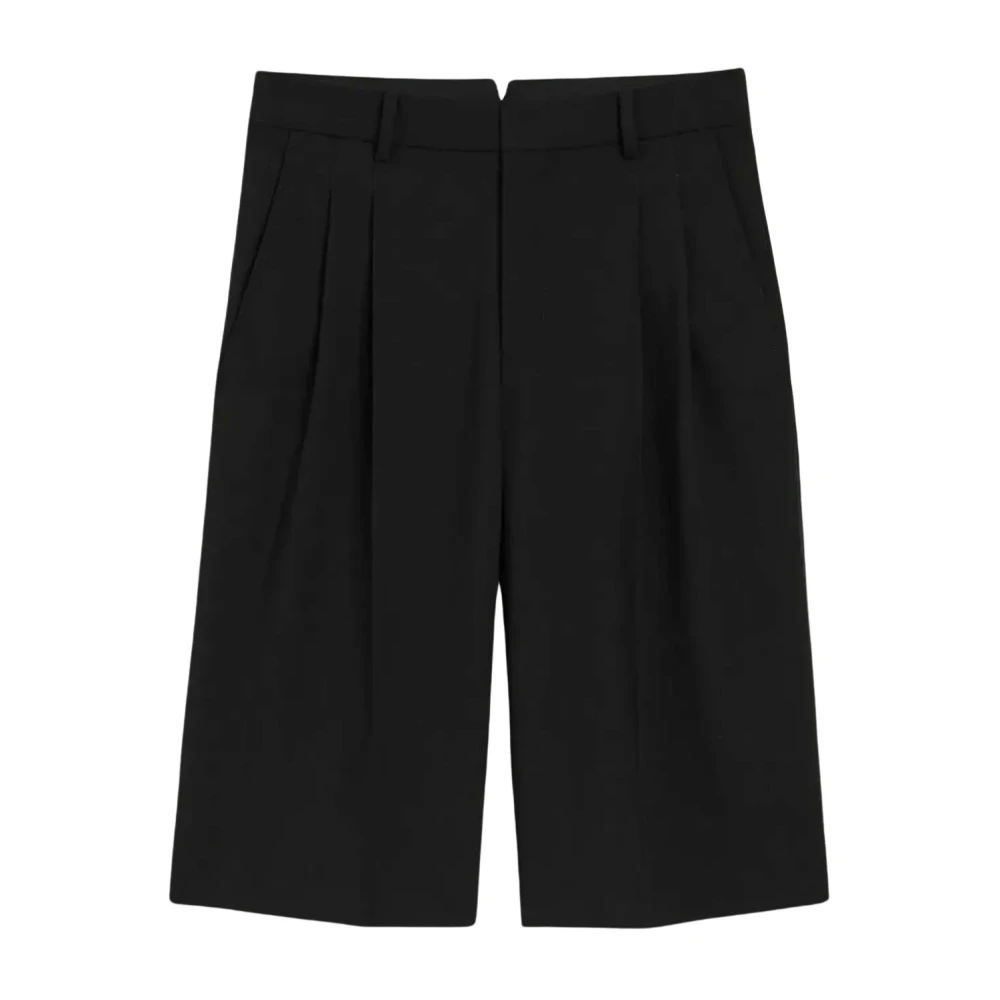 Ami Paris Donna Nero Pantaloncini, S, New,
