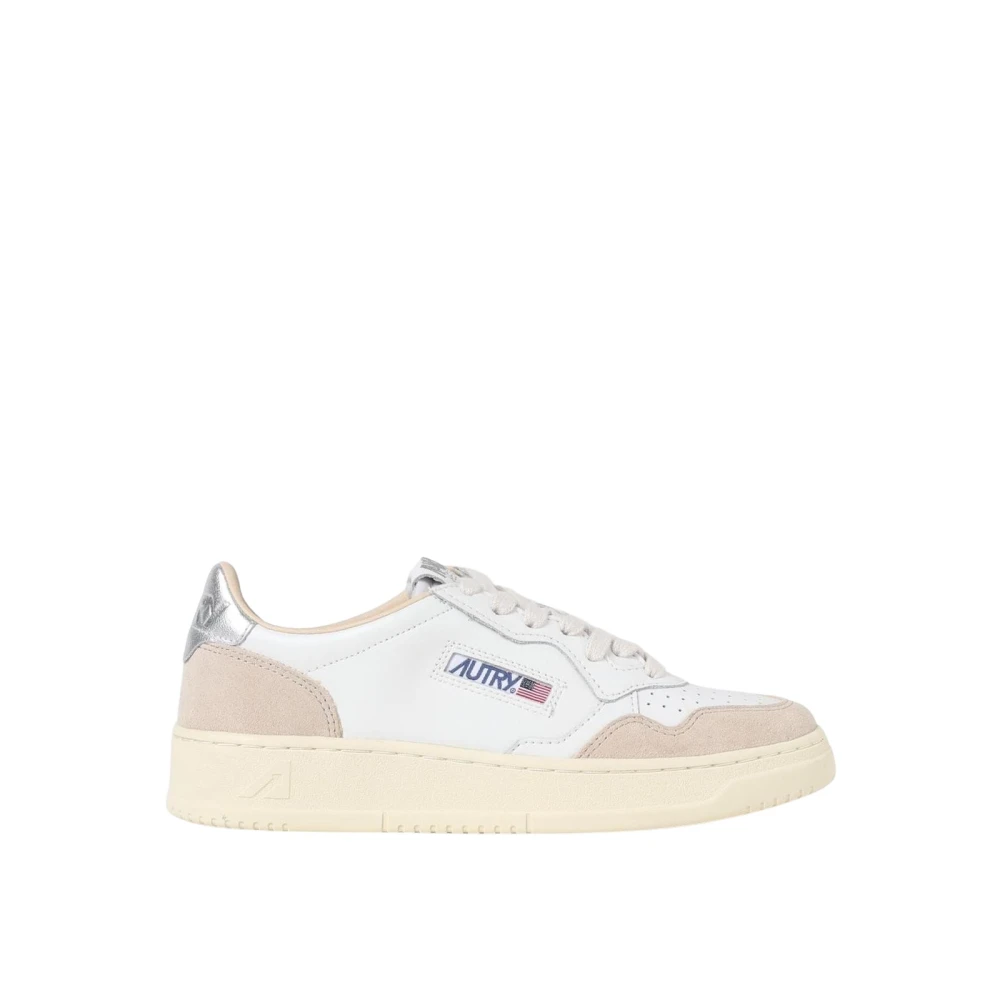 Autry Women's White Medalist Low Sneaker - Sneakers - 3 Uk - Shoes