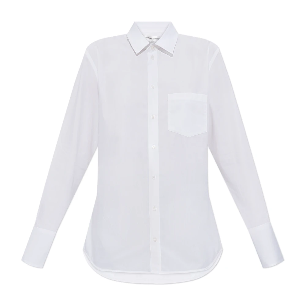Victoria Beckham Women's White Cotton Shirt - Shirts - Xs - Blouses & Shirts