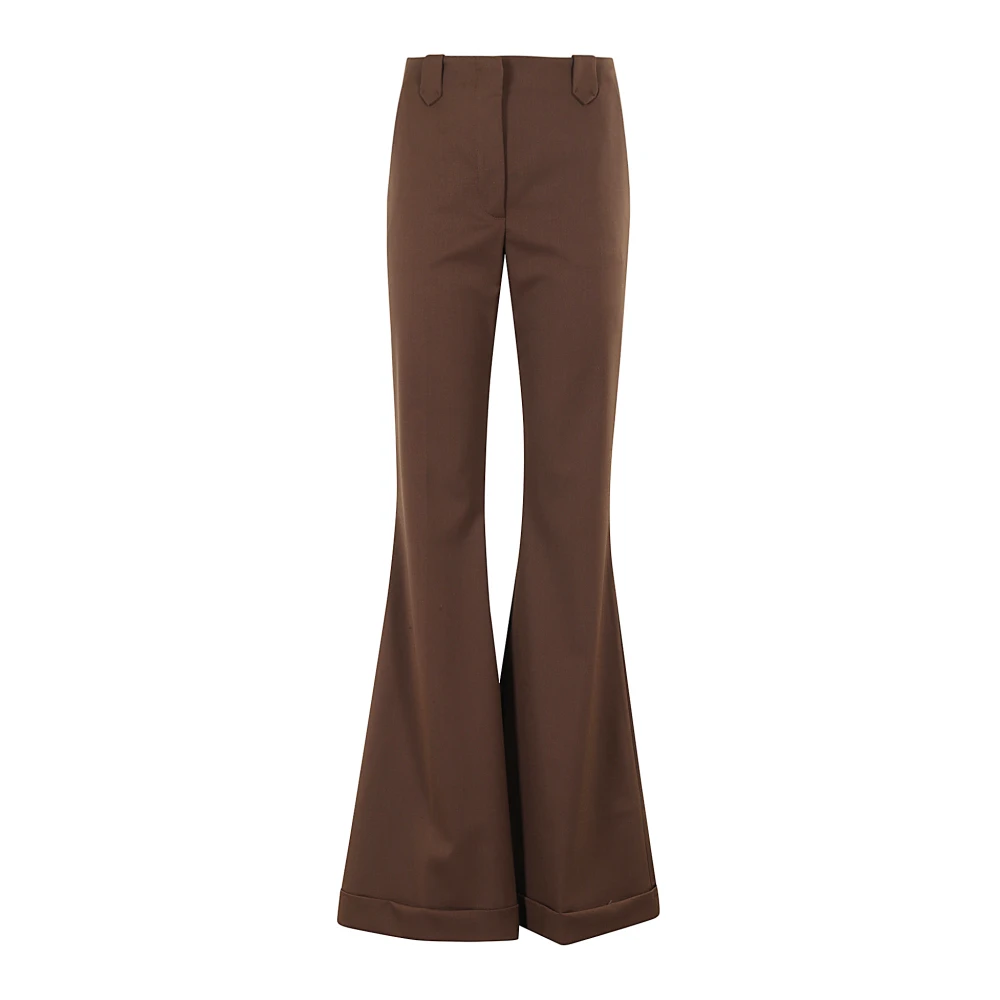 Andamane Elegante Linnen Jurk Sofia Stijl Brown Dames