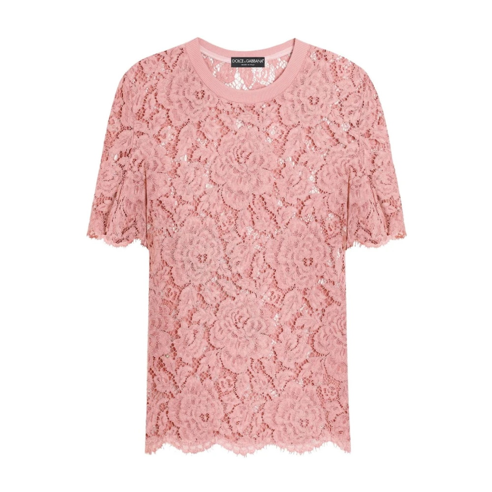 Dolce & Gabbana Damen Rosa Oberteile, Xsgröße: