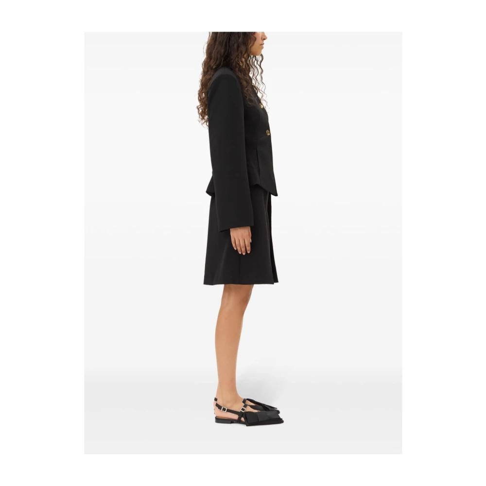 Ganni Stijlvolle Dameskleding Buitenkleding in zwart Black Dames