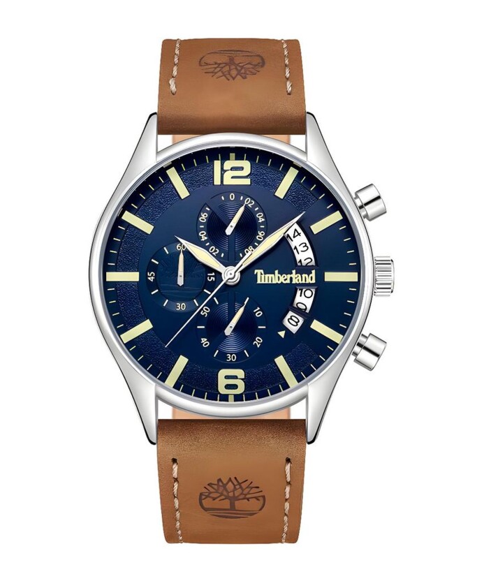 montre-a-quartz-avec-bracelet-en-cuir