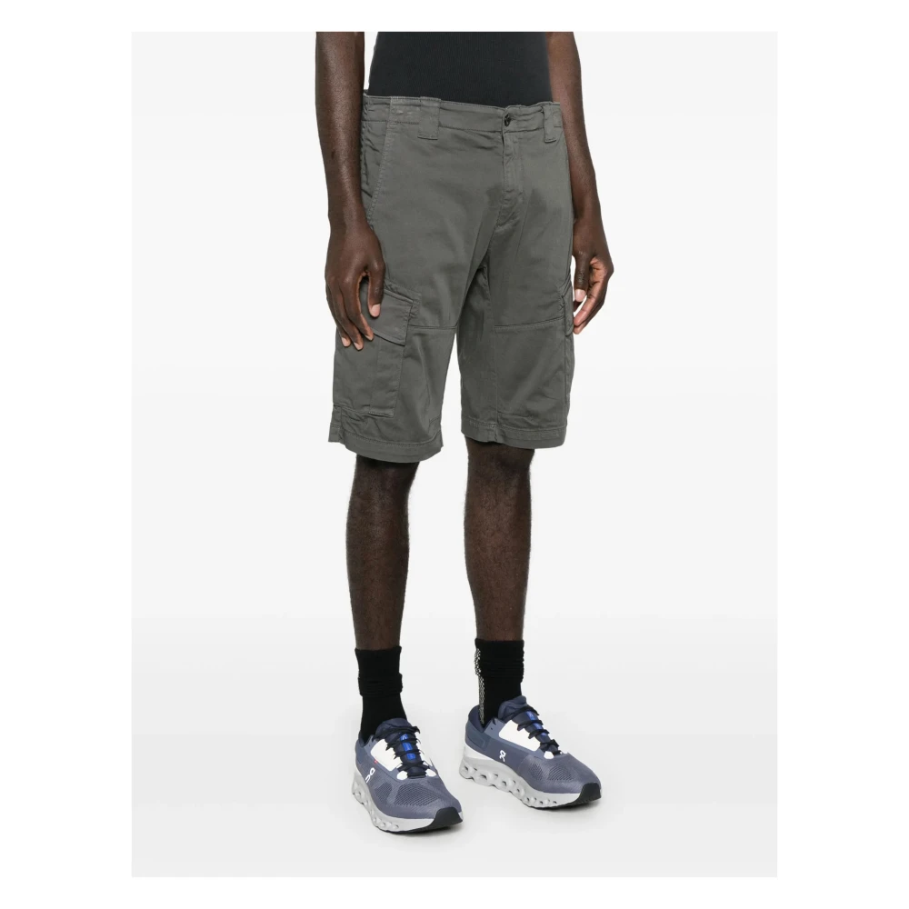 C.P. Company Grijze Shorts voor Mannen Gray Heren