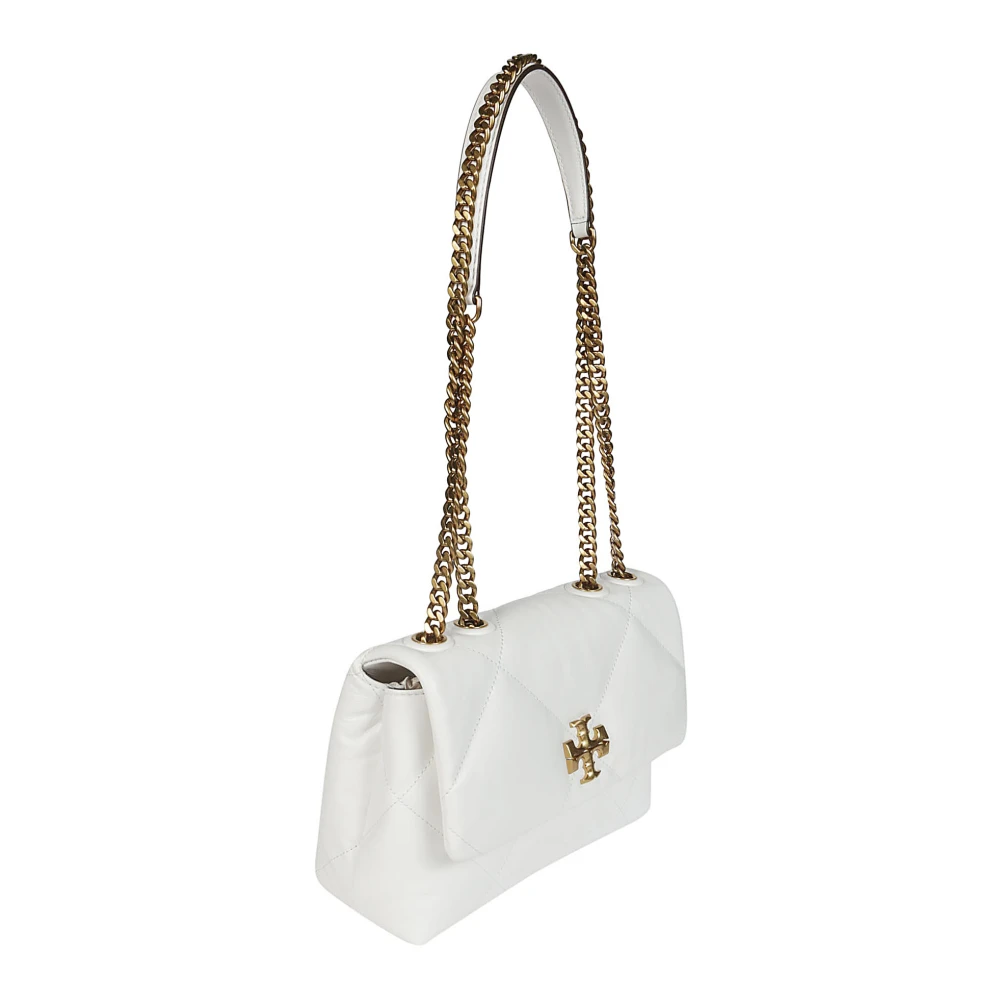 TORY BURCH Diamanten Schoudertas met Kira Design White Dames