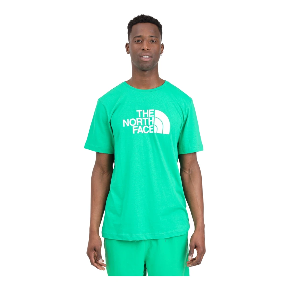 The North Face Groen en wit Easy T-shirt Green Heren