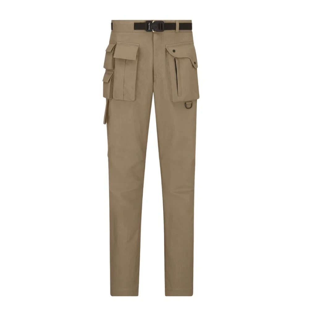 Dior Tapered Trousers Beige Heren
