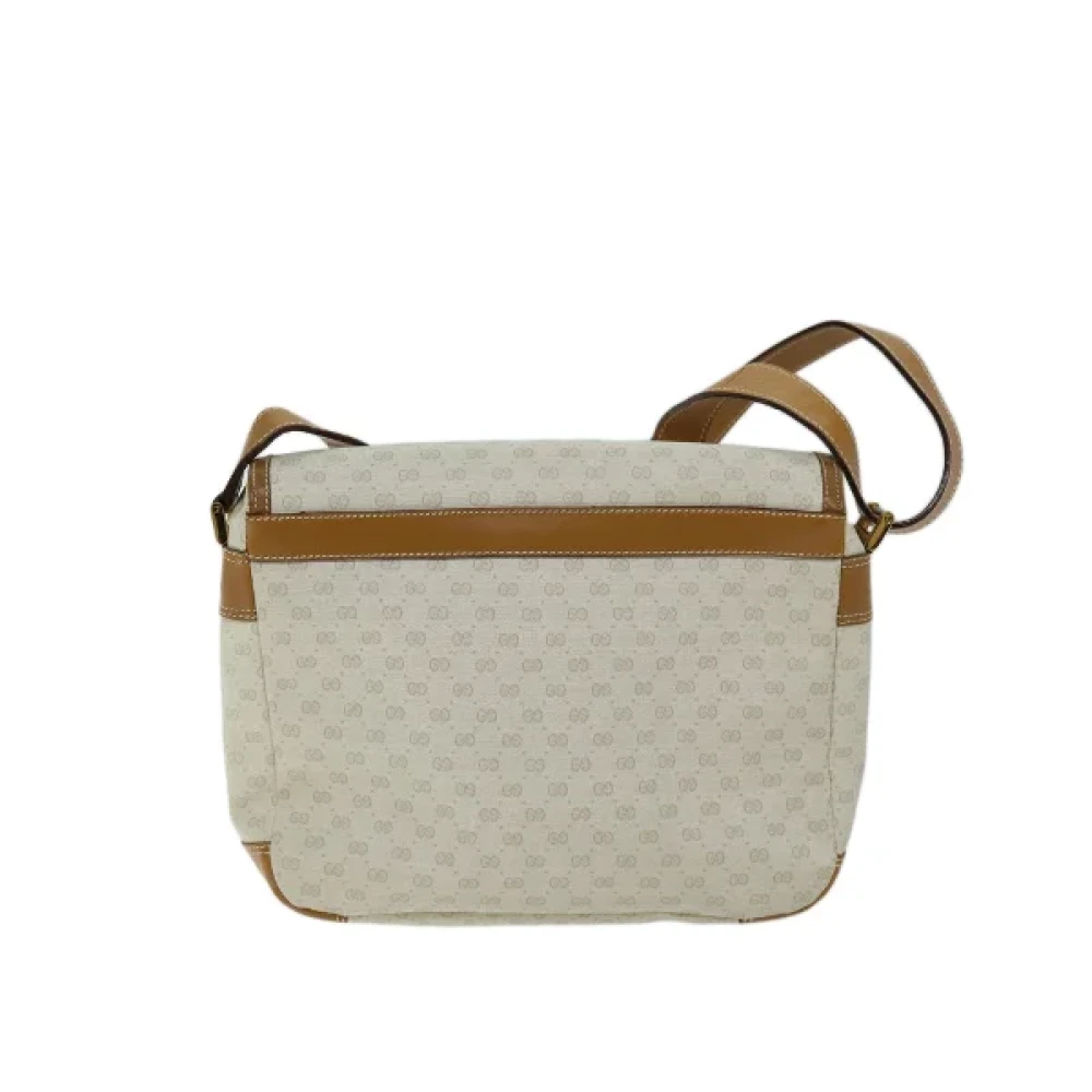 Gucci Vintage Pre-owned Plastic gucci-bags Beige Dames