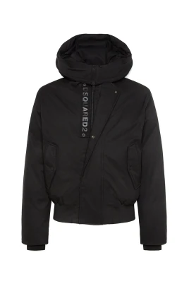 Techno Down Bomber Nylon Jacket